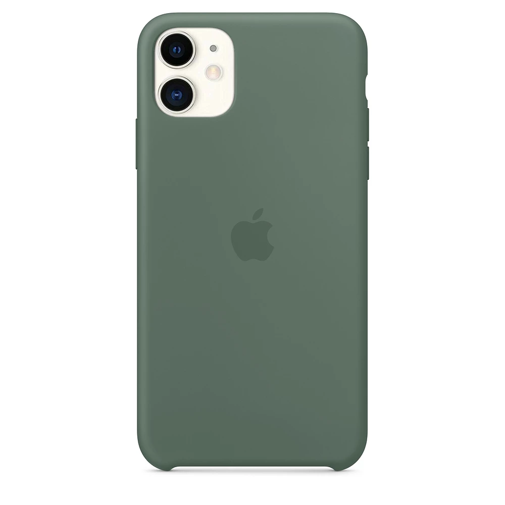 Чехол Apple iPhone 11 Silicone Case Lux Copy - Pine Green (MWY02)