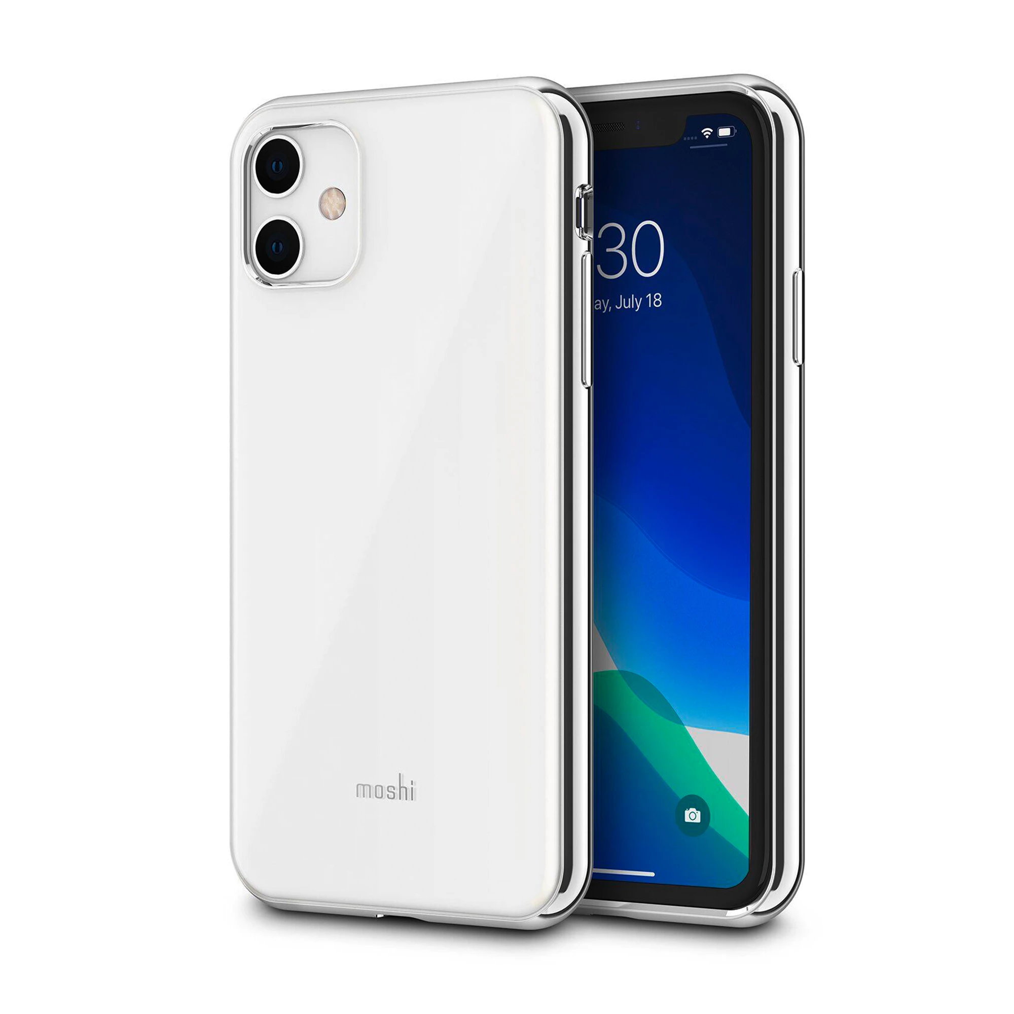 Moshi iGlaze Slim Hardshell Case Pearl for iPhone 11 White (99MO113104)