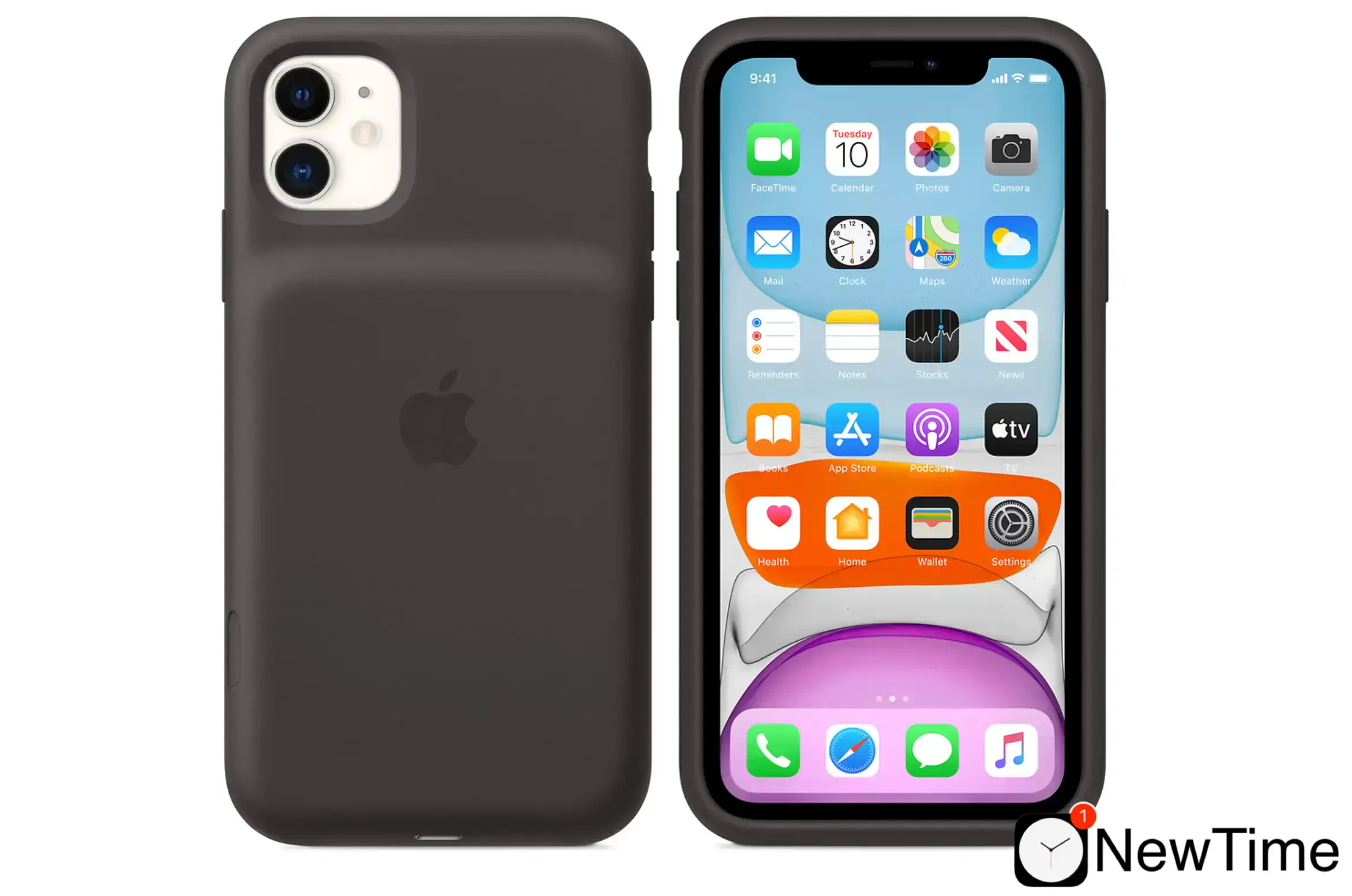 Чехол Apple iPhone 11 Smart Battery Case - Black (MWVH2)