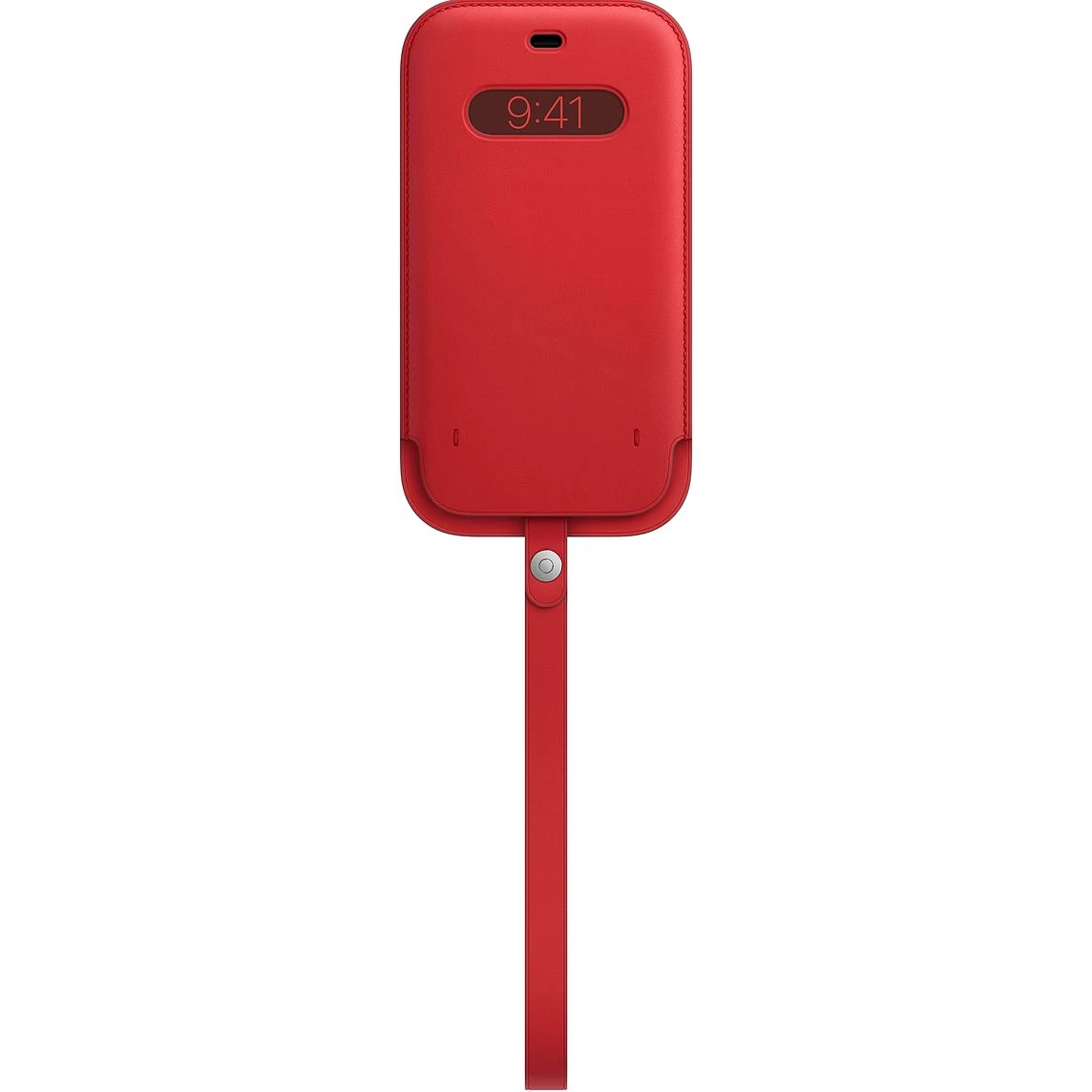 Apple iPhone 12 Pro Max Leather Sleeve with MagSafe - (PRODUCT) RED (MHYJ3)