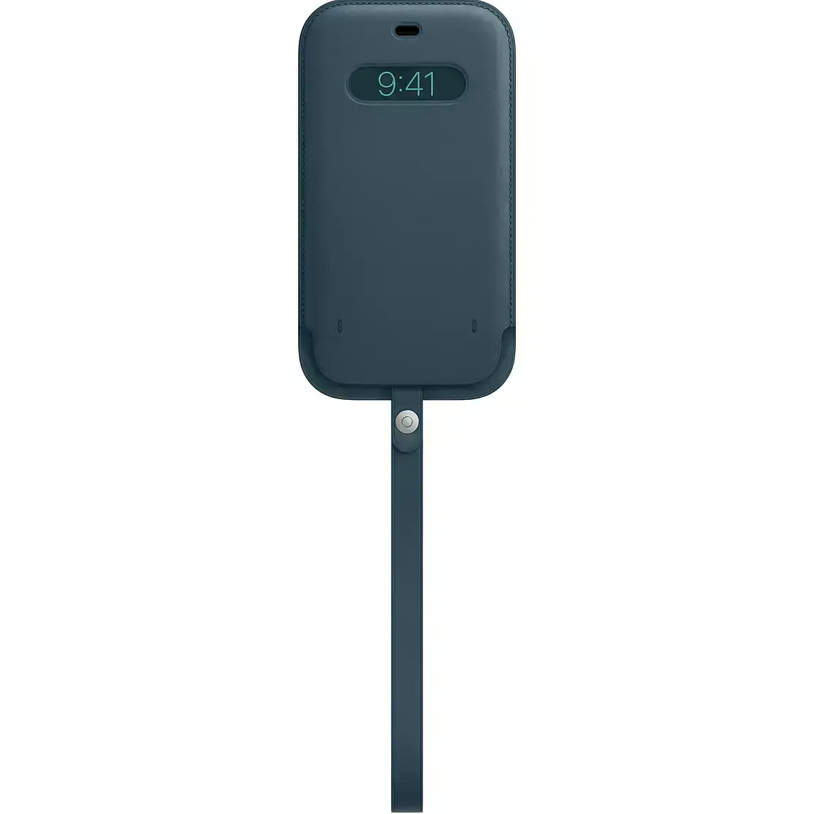 Чохол Apple iPhone 12 Pro Max Leather Sleeve with MagSafe - Baltic Blue (MHYH3)