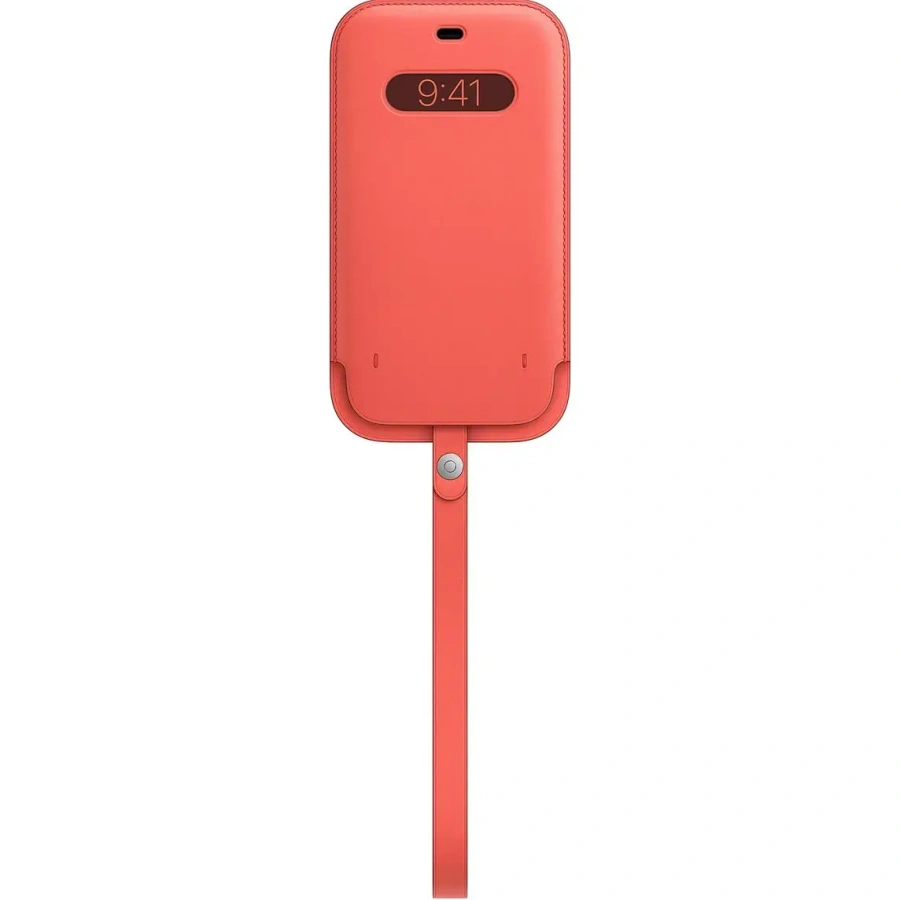 Чехол Apple iPhone 12 Pro Max Leather Sleeve with MagSafe - Pink Citrus (MHYF3)