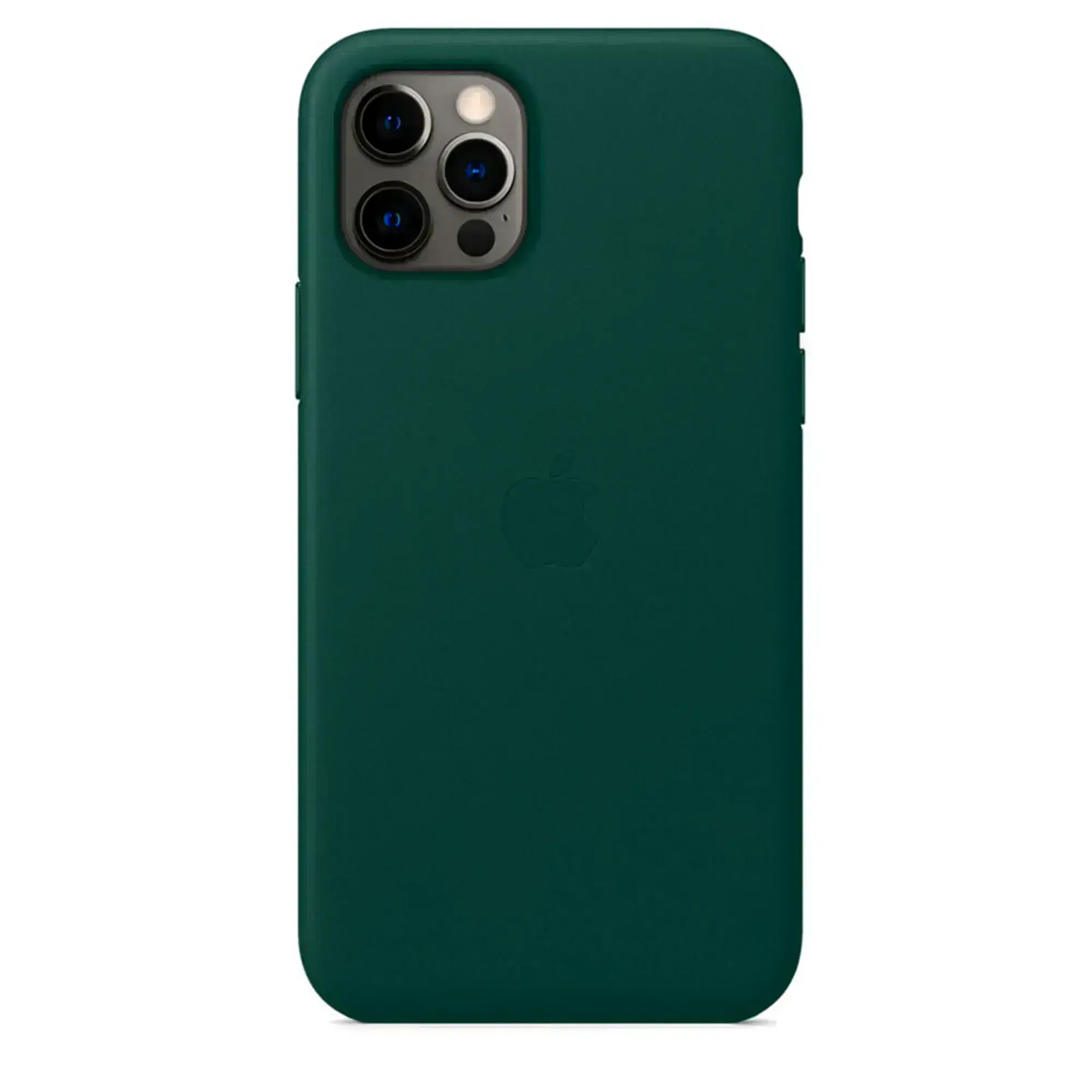 Чохол Apple iPhone 12 Pro Max Leather Case with MagSafe Lux Copy - Forest Green