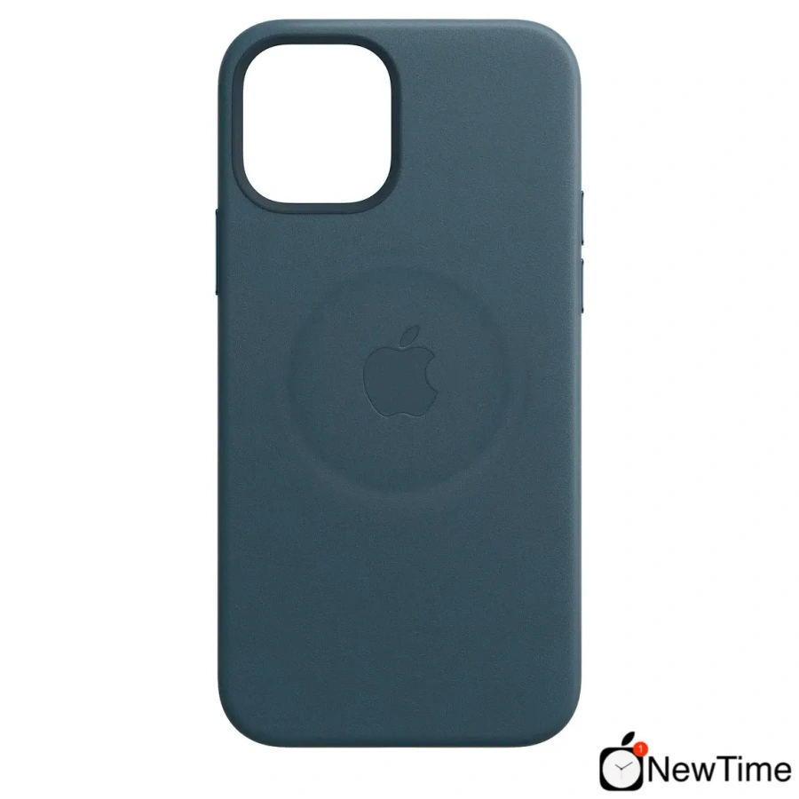 Чохол Apple iPhone 12 Pro Max Leather Case with MagSafe - Baltic Blue (MHKK3)