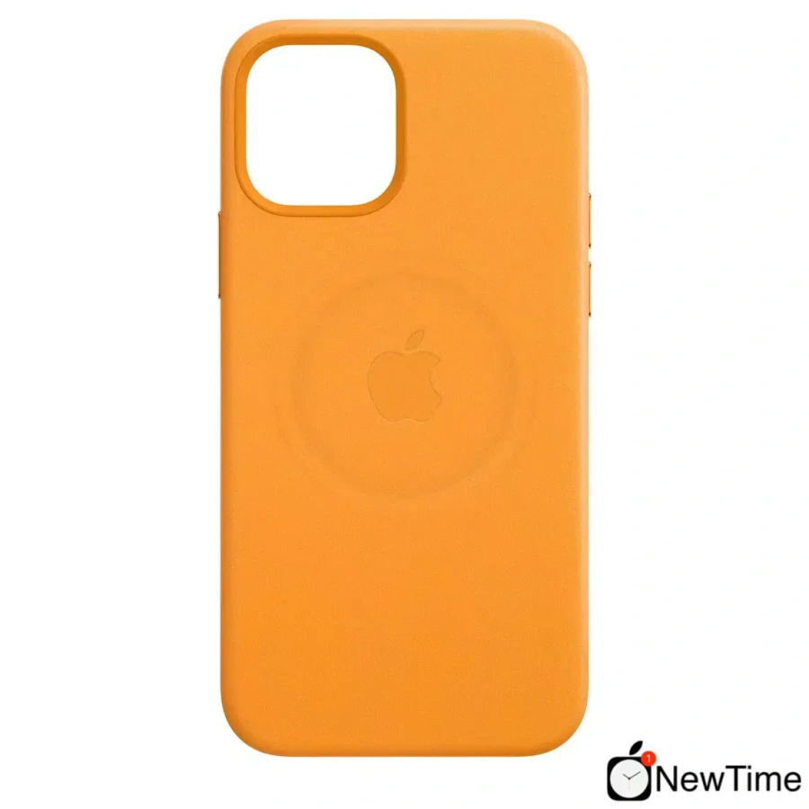 Чехол Apple iPhone 12 Pro Max Leather Case with MagSafe - California Poppy (MHKH3)