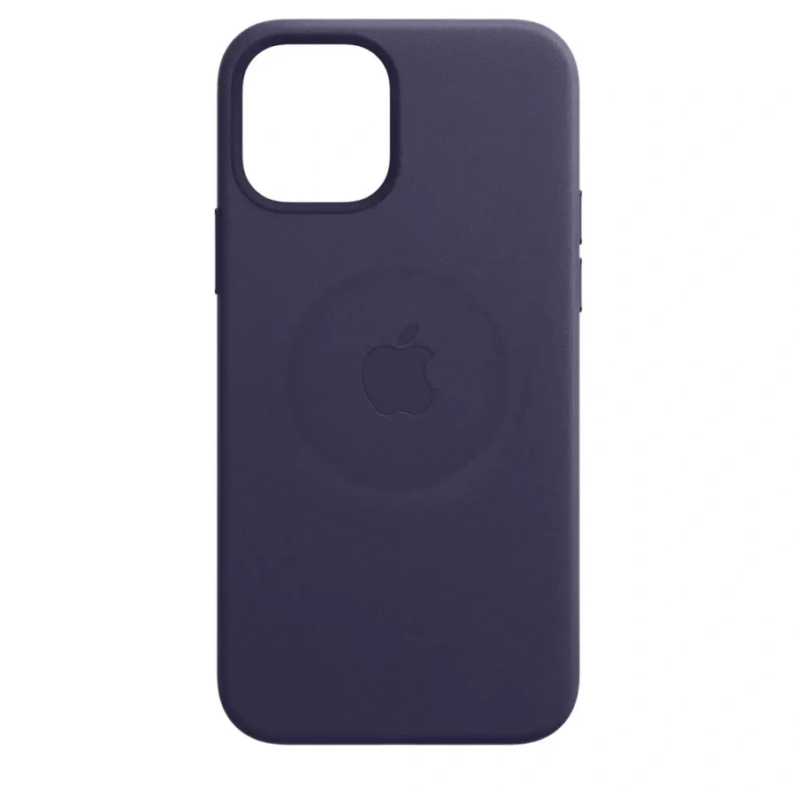 Чохол Apple iPhone 12 Pro Max Leather Case with MagSafe - Deep Violet (MJYT3)