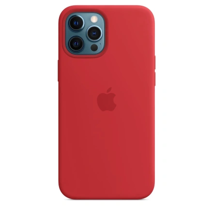 Чехол Apple iPhone 12 Pro Max Silicone Case with MagSafe - (PRODUCT)RED (MHLF3)