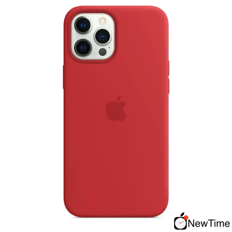 Чехол Apple iPhone 12 Pro Max Silicone Case with MagSafe - (PRODUCT)RED (MHLF3)