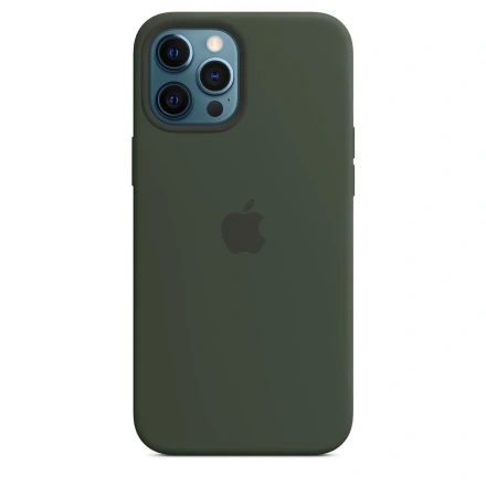 Чехол Apple iPhone 12 Pro Max Silicone Case with MagSafe - Cyprus Green (MHLC3)