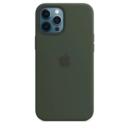 Чохол Apple iPhone 12 Pro Max Silicone Case with MagSafe Lux Copy - Cyprus Green (MHLC3)