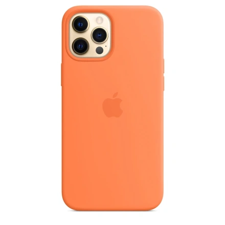Чехол Apple iPhone 12 Pro Max Silicone Case with MagSafe Lux Copy - Kumquat (MHL83)