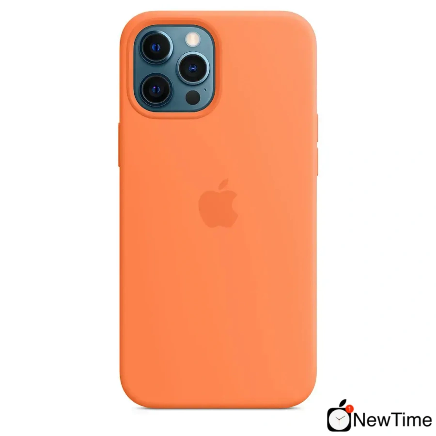 Чехол Apple iPhone 12 Pro Max Silicone Case with MagSafe Lux Copy - Kumquat (MHL83)