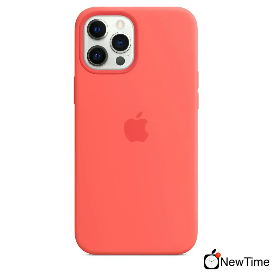 Чохол Apple iPhone 12 Pro Max Silicone Case with MagSafe Lux Copy - Pink Citrus (MHL93)