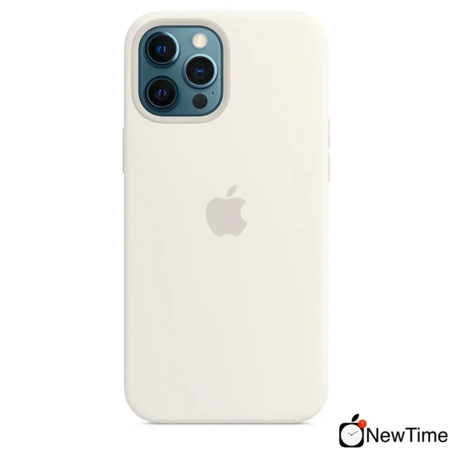 Чехол Apple iPhone 12 Pro Max Silicone Case with MagSafe Lux Copy - White (MHLE3)