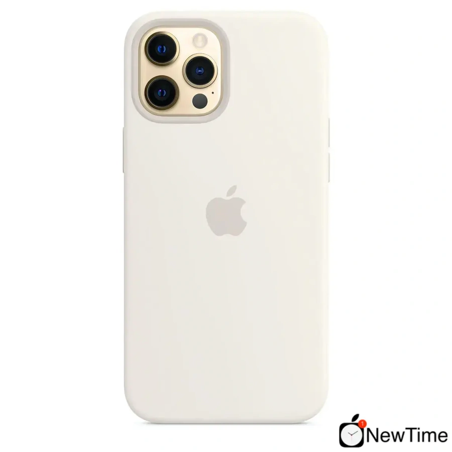 Чехол Apple iPhone 12 Pro Max Silicone Case with MagSafe Lux Copy - White (MHLE3)
