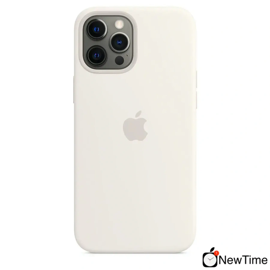 Чехол Apple iPhone 12 Pro Max Silicone Case with MagSafe Lux Copy - White (MHLE3)