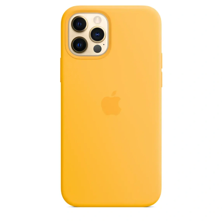 Чехол Apple iPhone 12 Pro Max Silicone Case with MagSafe Lux Copy - Sunflower (MKTW3)