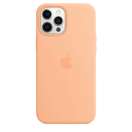 Чехол Apple iPhone 12 Pro Max Silicone Case with MagSafe - Cantaloupe (MK073)