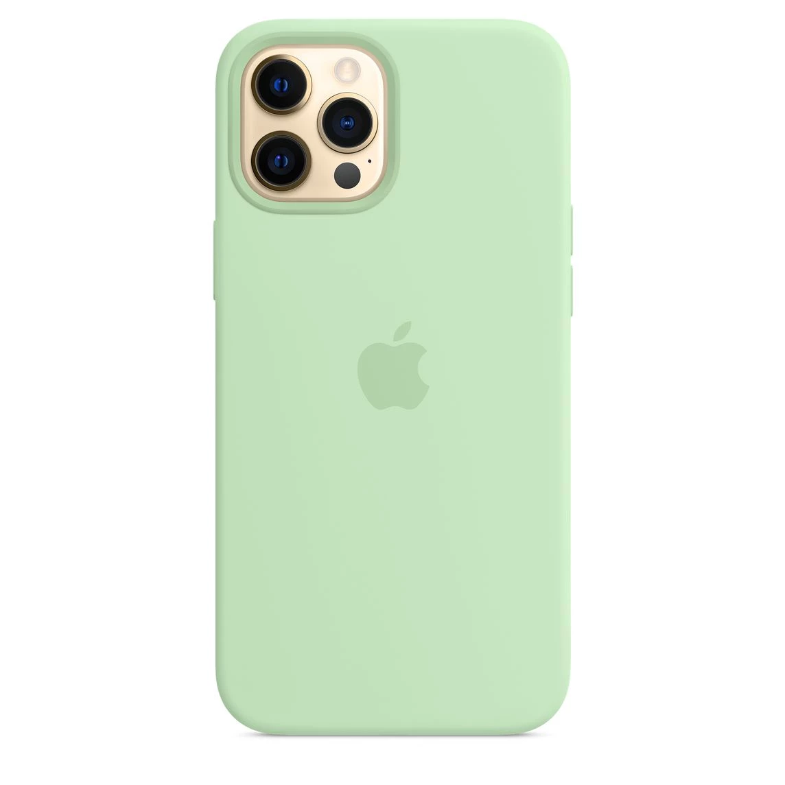 Чохол iPhone 12 Pro Max Silicone Case Lux Copy - Pistachio (MK053)