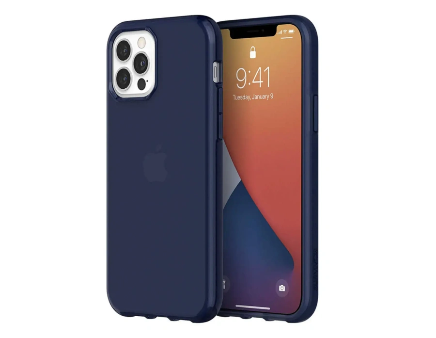 Чехол Griffin Survivor Clear for iPhone 12 | 12 Pro - Navy (GIP-051-NVY)