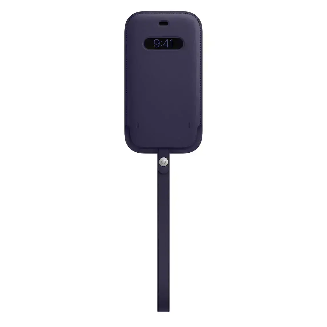 Чехол Apple iPhone 12 | 12 Pro Leather Sleeve with MagSafe - Deep Violet (MK0A3)