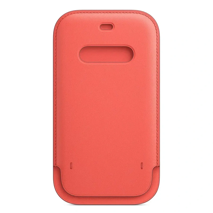 Чохол Apple iPhone 12 | 12 Pro Leather Sleeve with MagSafe - Pink Citrus (MHYA3)