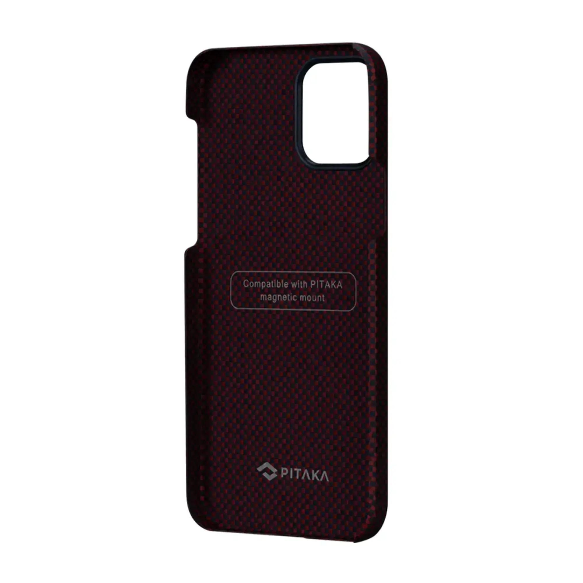Чохол Pitaka MagEZ Case Plain Black/Red for iPhone 12 Pro (KI1204P)