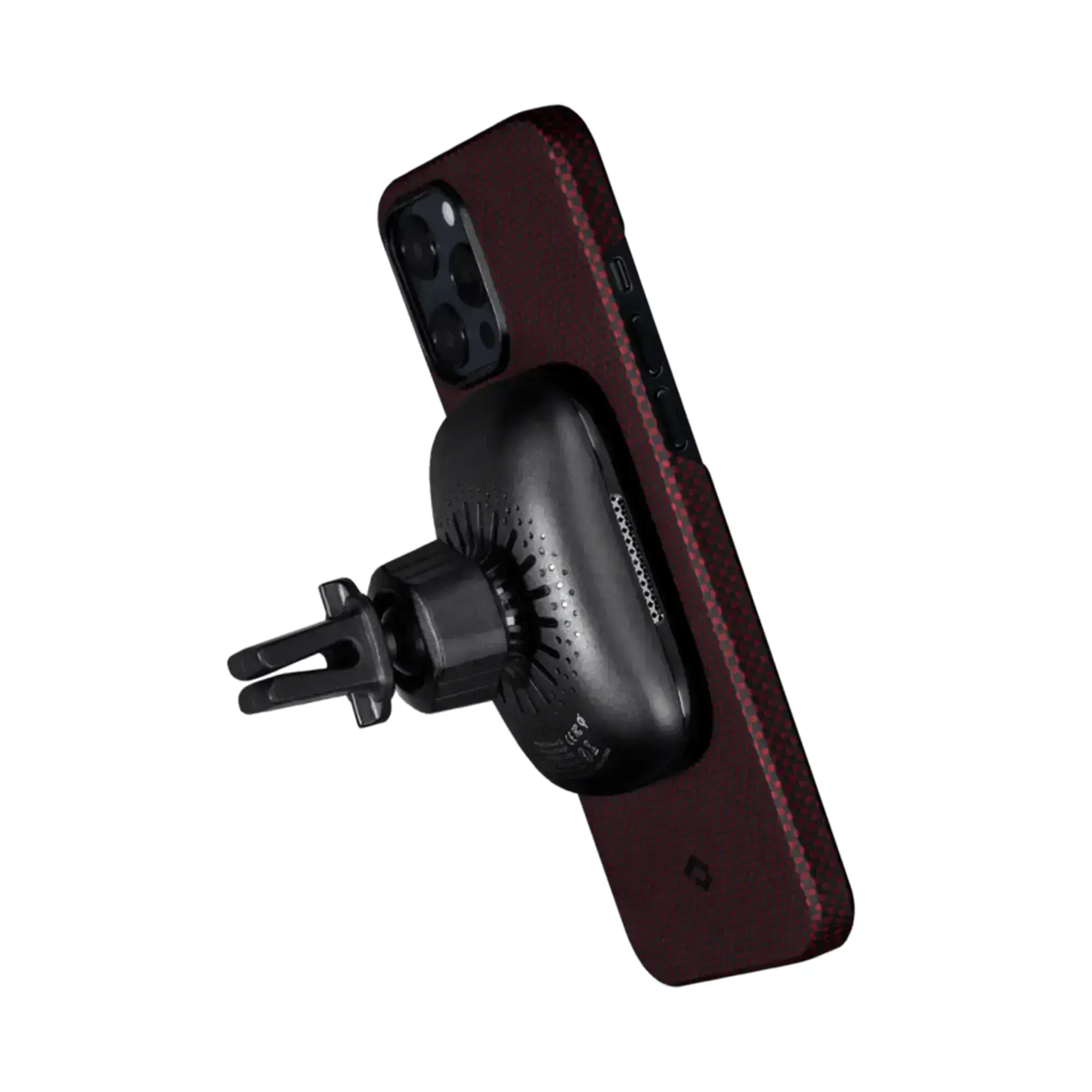 Чохол Pitaka MagEZ Case Plain Black/Red for iPhone 12 Pro (KI1204P)