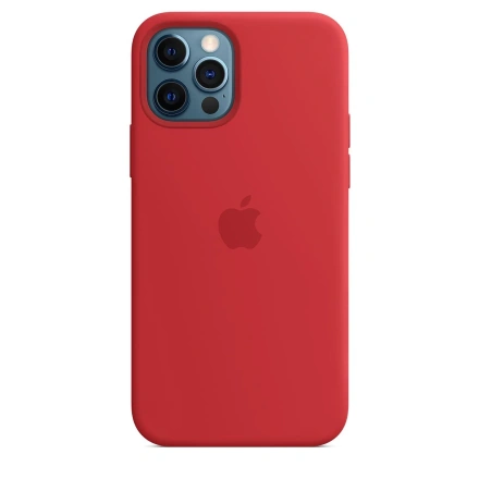 Чехол Apple iPhone 12 | 12 Pro Silicone Case with MagSafe - (PRODUCT)RED (MHL63)