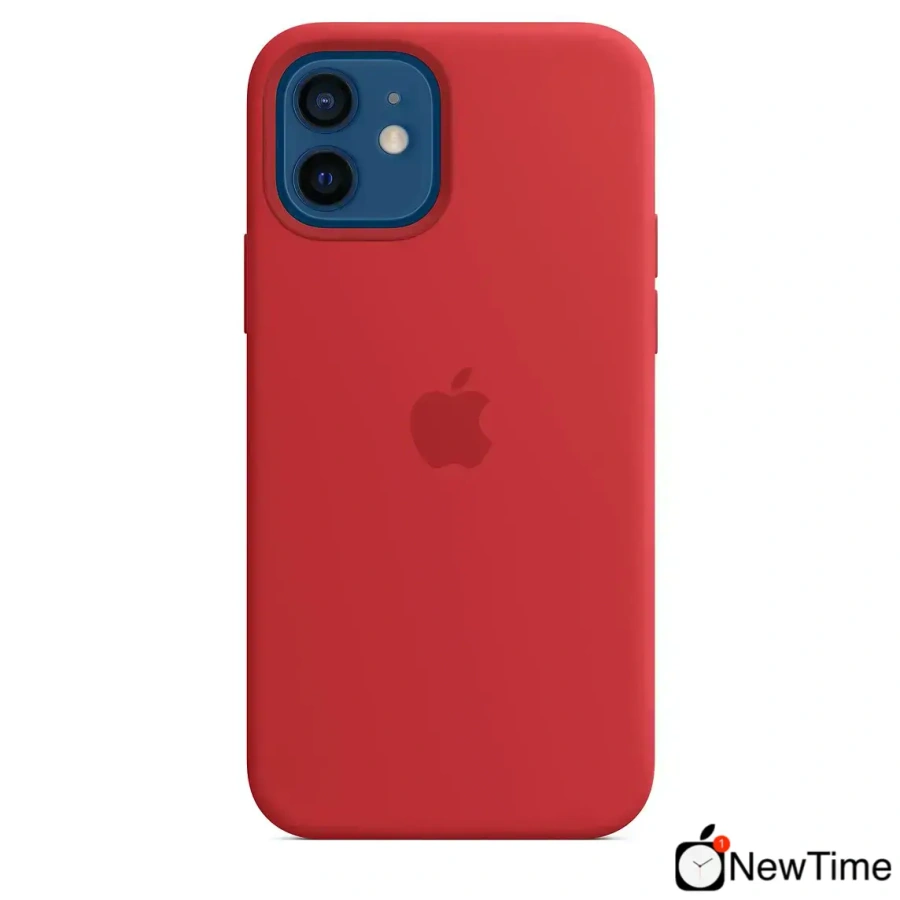 Чехол Apple iPhone 12 | 12 Pro Silicone Case with MagSafe Lux Copy - (PRODUCT)RED (MHL63)