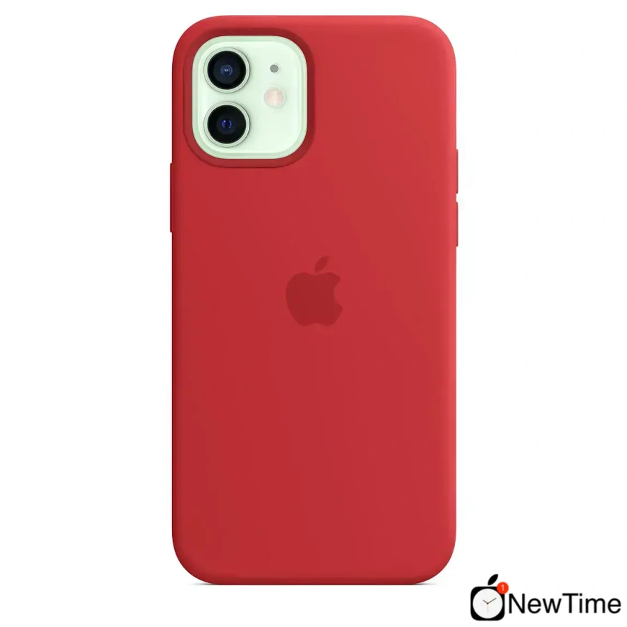 Чехол Apple iPhone 12 | 12 Pro Silicone Case with MagSafe Lux Copy - (PRODUCT)RED (MHL63)
