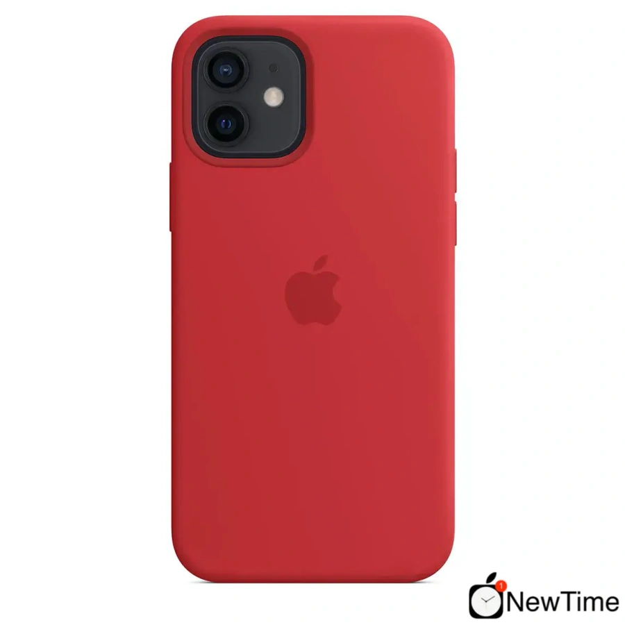 Чехол Apple iPhone 12 | 12 Pro Silicone Case with MagSafe Lux Copy - (PRODUCT)RED (MHL63)