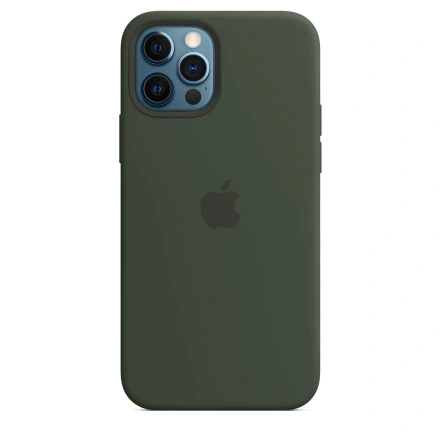 Чехол Apple iPhone 12 | 12 Pro Silicone Case with MagSafe - Cyprus Green (MHL33)