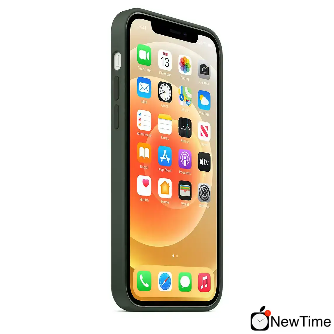 Чехол Apple iPhone 12 | 12 Pro Silicone Case with MagSafe Lux Copy - Cyprus Green (MHL33)