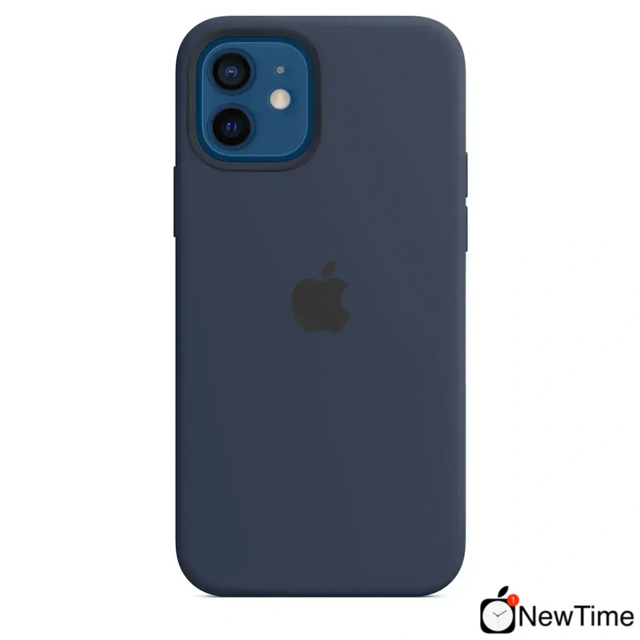 Чохол Apple iPhone 12 | 12 Pro Silicone Case with MagSafe Lux Copy - Deep Navy (MHL43)