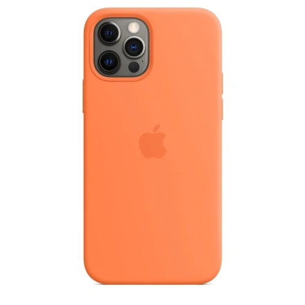Чохол Apple iPhone 12 | 12 Pro Silicone Case with MagSafe - Kumquat (MHKY3)
