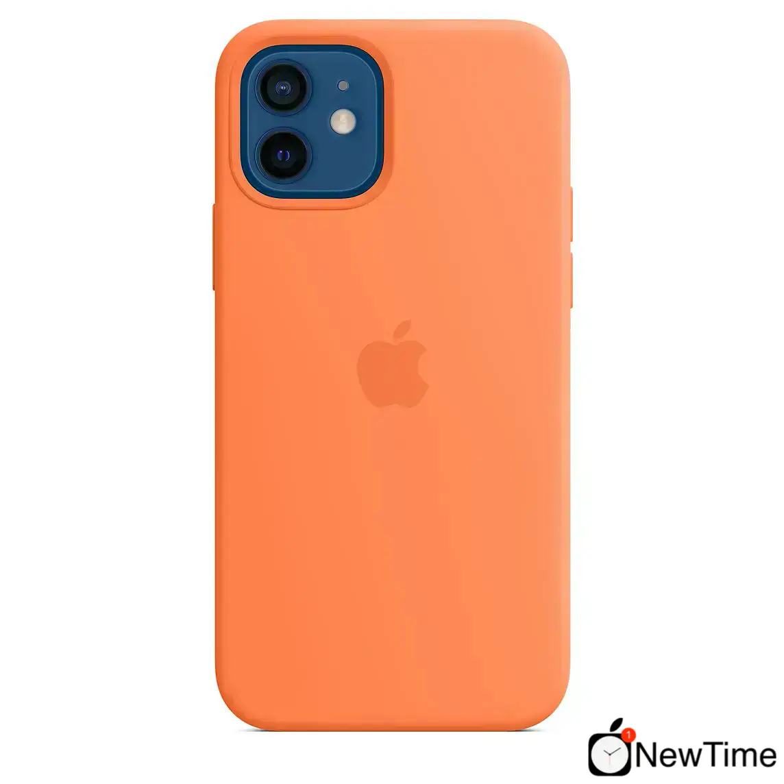 Чехол Apple iPhone 12 | 12 Pro Silicone Case with MagSafe Lux Copy - Kumquat (MHKY3)