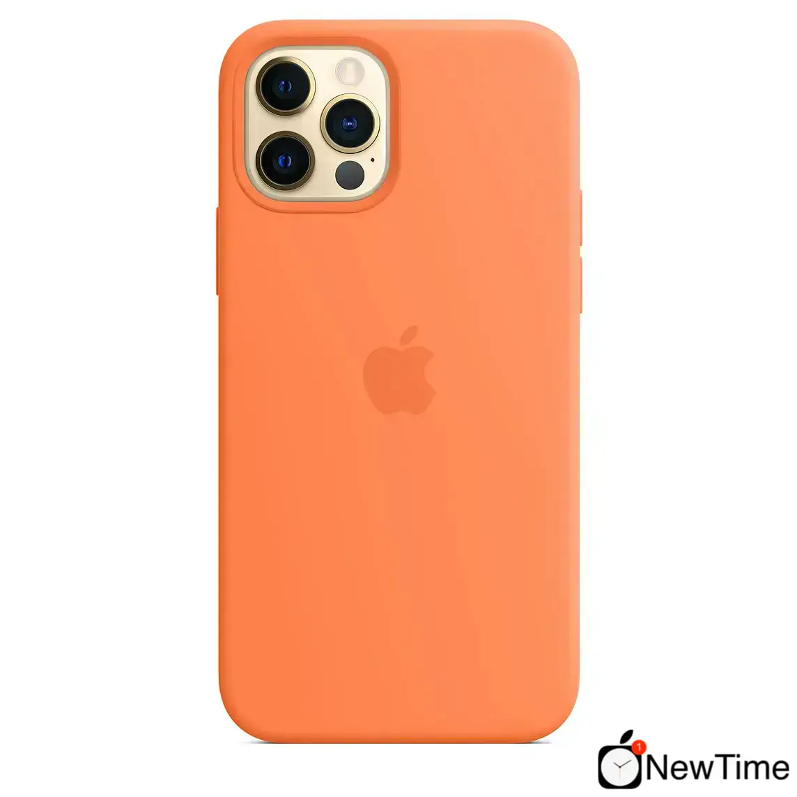 Чехол Apple iPhone 12 | 12 Pro Silicone Case with MagSafe Lux Copy - Kumquat (MHKY3)