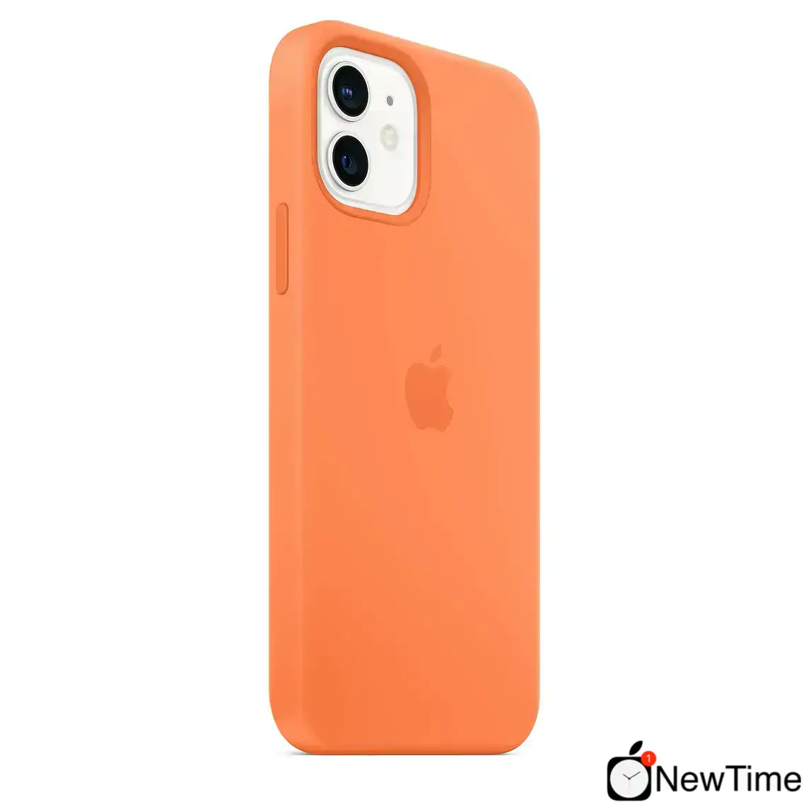 Чехол Apple iPhone 12 | 12 Pro Silicone Case with MagSafe Lux Copy - Kumquat (MHKY3)