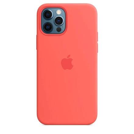 Чехол Apple iPhone 12 | 12 Pro Silicone Case with MagSafe - Pink Citrus (MHL03)