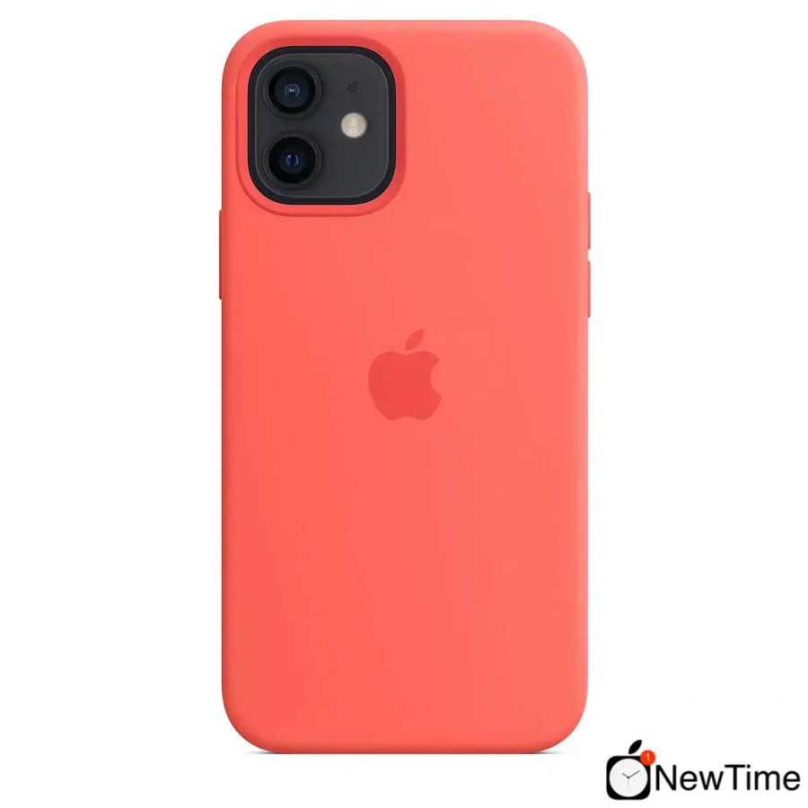 Чохол Apple iPhone 12 | 12 Pro Silicone Case with MagSafe Lux Copy - Pink Citrus (MHL03)