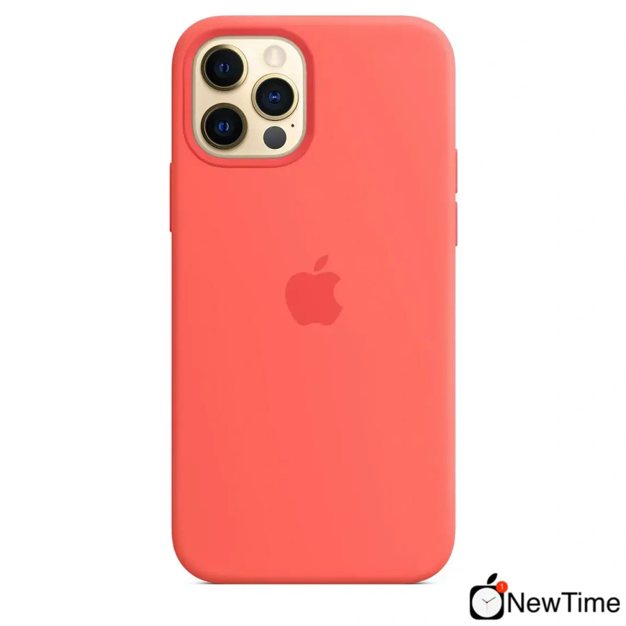 Чохол Apple iPhone 12 | 12 Pro Silicone Case with MagSafe Lux Copy - Pink Citrus (MHL03)