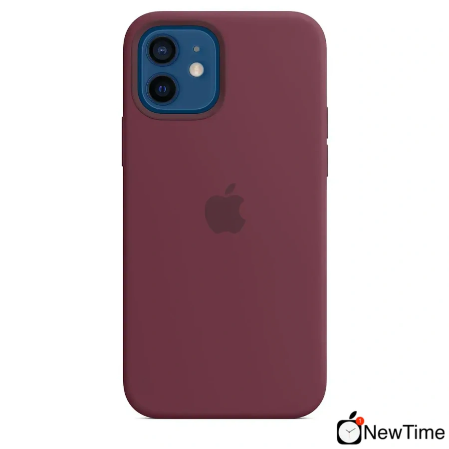Чохол Apple iPhone 12 | 12 Pro Silicone Case with MagSafe Lux Copy - Plum (MHL23)