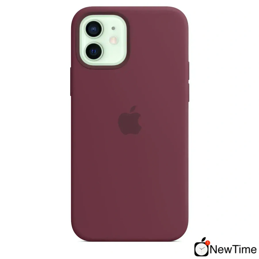 Чохол Apple iPhone 12 | 12 Pro Silicone Case with MagSafe Lux Copy - Plum (MHL23)