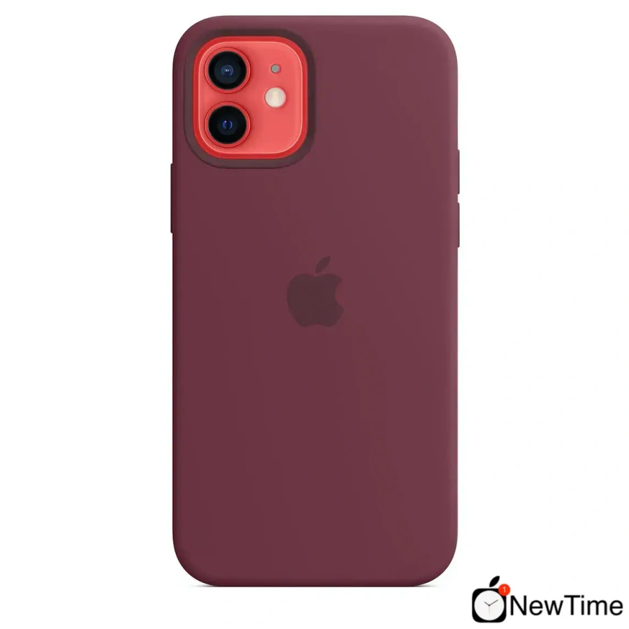 Чохол Apple iPhone 12 | 12 Pro Silicone Case with MagSafe Lux Copy - Plum (MHL23)