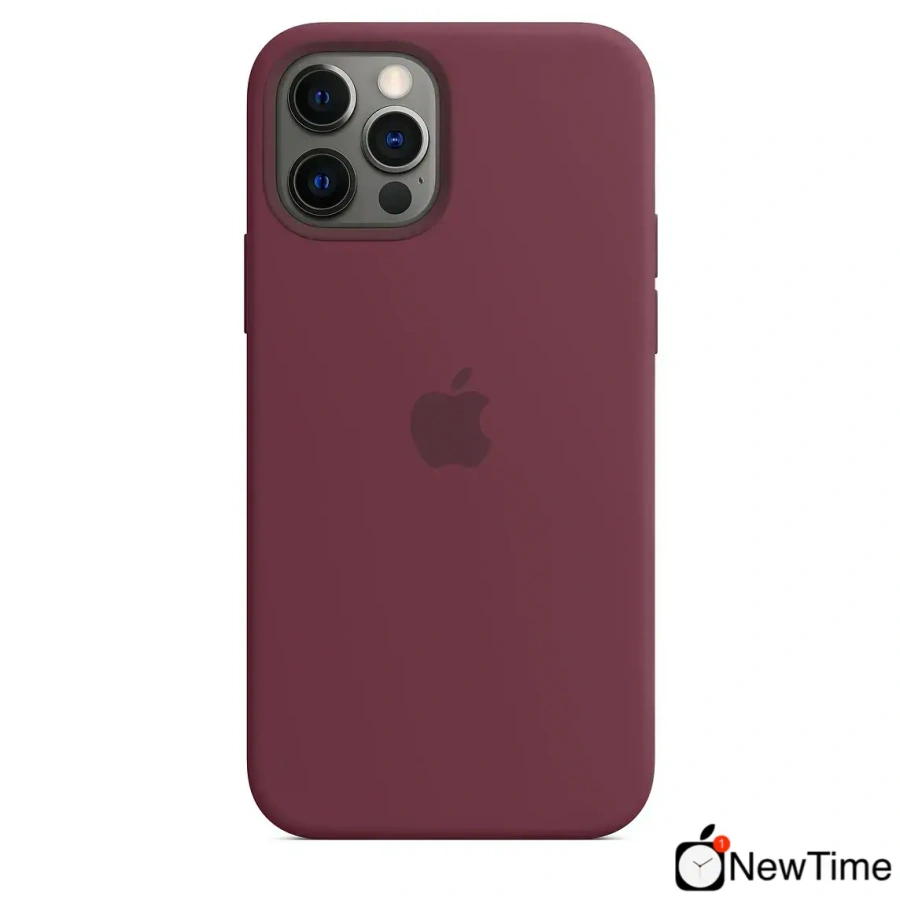 Чохол Apple iPhone 12 | 12 Pro Silicone Case with MagSafe Lux Copy - Plum (MHL23)
