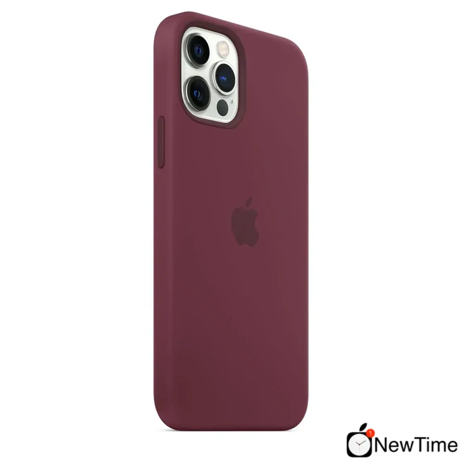 Чохол Apple iPhone 12 | 12 Pro Silicone Case with MagSafe Lux Copy - Plum (MHL23)