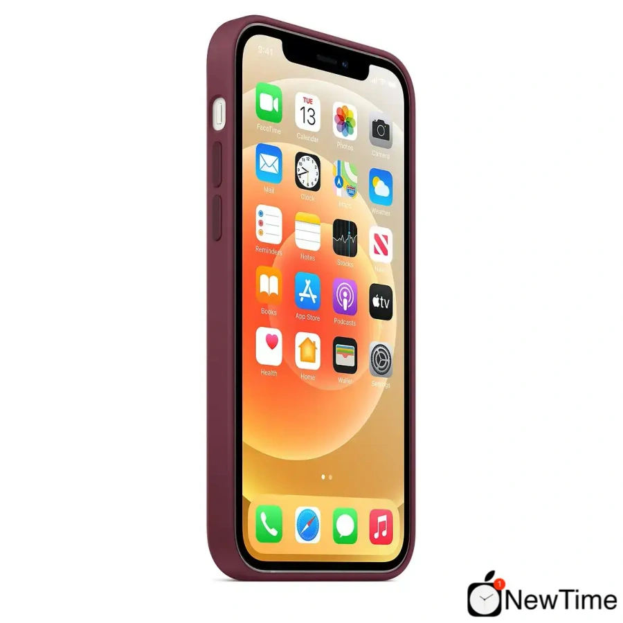 Чохол Apple iPhone 12 | 12 Pro Silicone Case with MagSafe Lux Copy - Plum (MHL23)