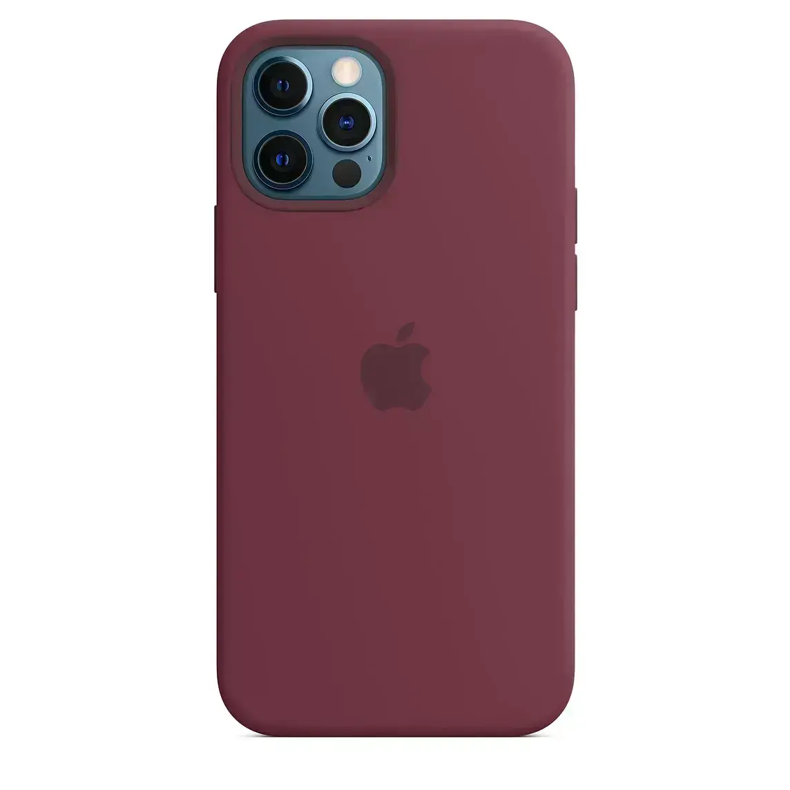 Чохол Apple iPhone 12 | 12 Pro Silicone Case with MagSafe - Plum (MHL23)