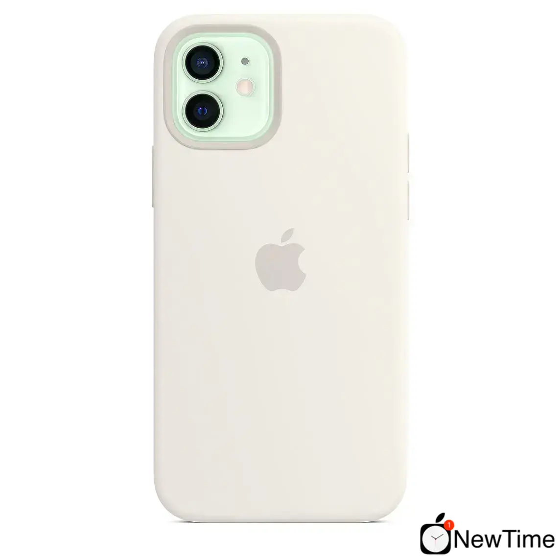 Чехол Apple iPhone 12 | 12 Pro Silicone Case with MagSafe Lux Copy - White (MHL53)
